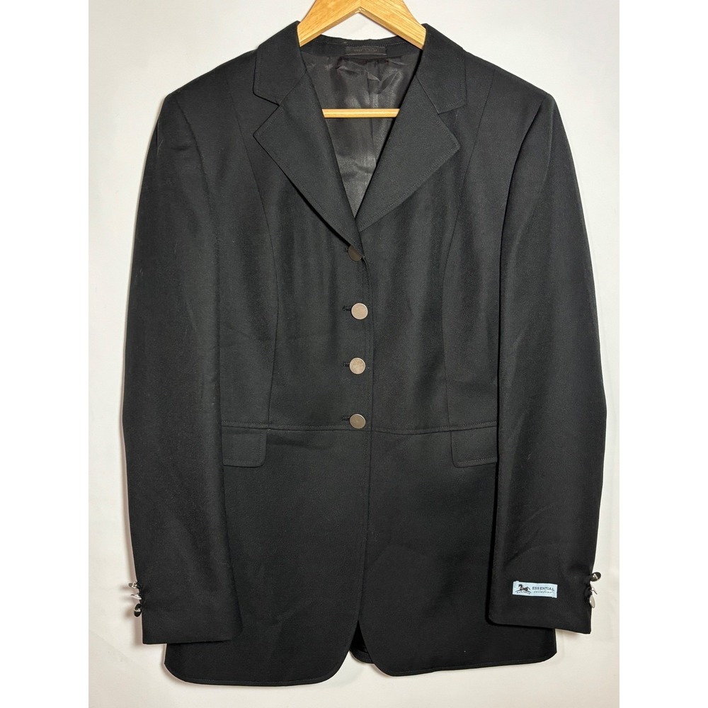 R.J. Classics Show‎ Coat Women 12 Black Piaffe Essential Collection Dressage NWT